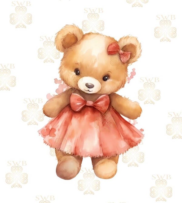 DTF or UVDTF Print -Teddy #12