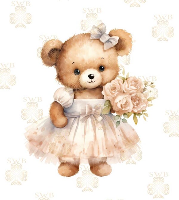 DTF or UVDTF Print -Teddy #20