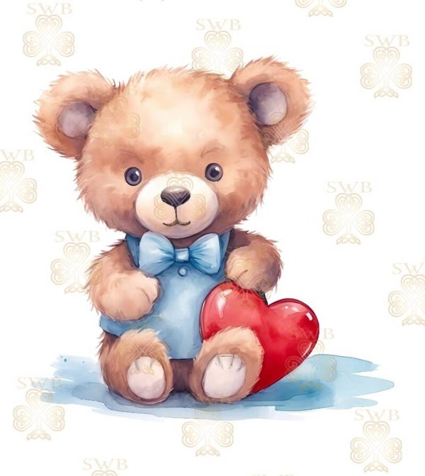 DTF or UVDTF Print -Teddy #23