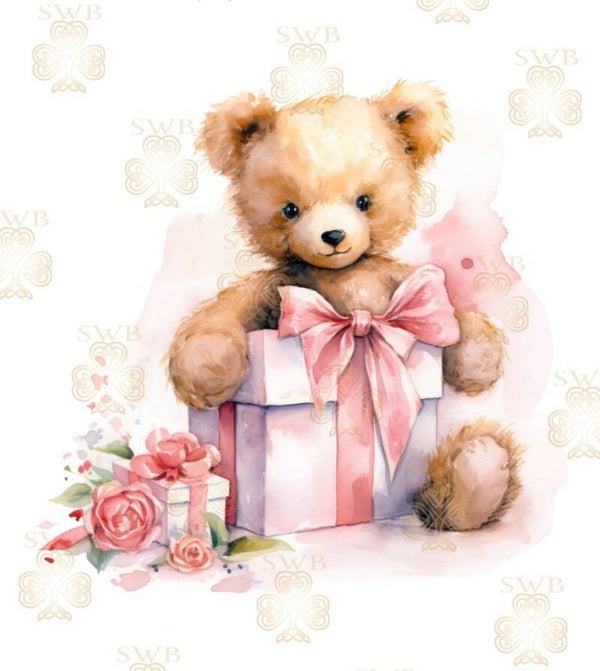 DTF or UVDTF Print -Teddy #25