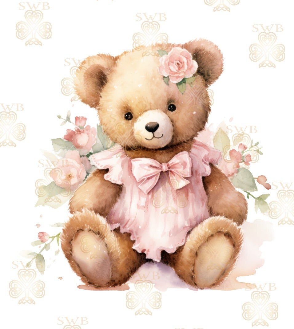 DTF or UVDTF Print -Teddy #28