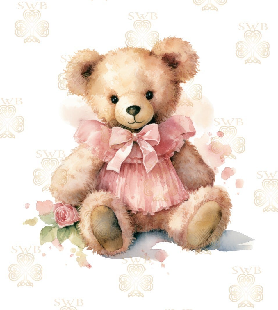 DTF or UVDTF Print -Teddy #29