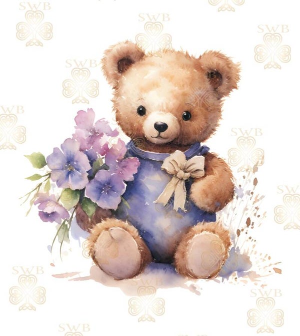 DTF or UVDTF Print -Teddy #3