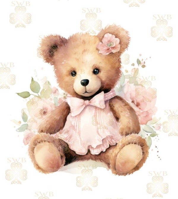 DTF or UVDTF Print -Teddy #30