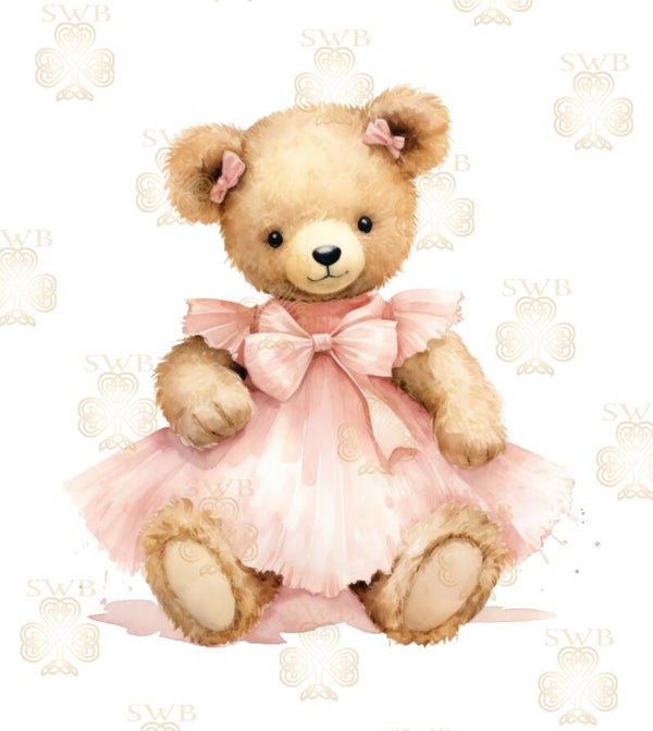 DTF or UVDTF Print -Teddy #34