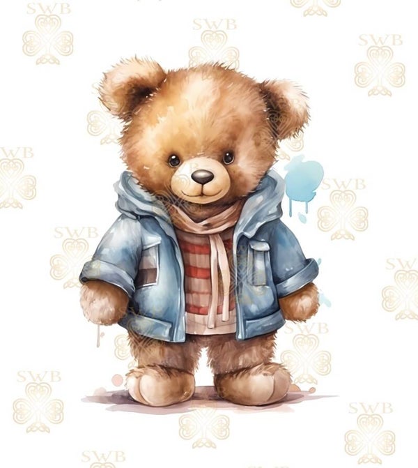 DTF or UVDTF Print -Teddy #7