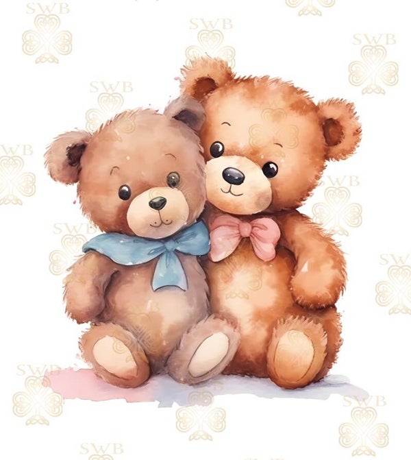 DTF or UVDTF Print -Teddy #8