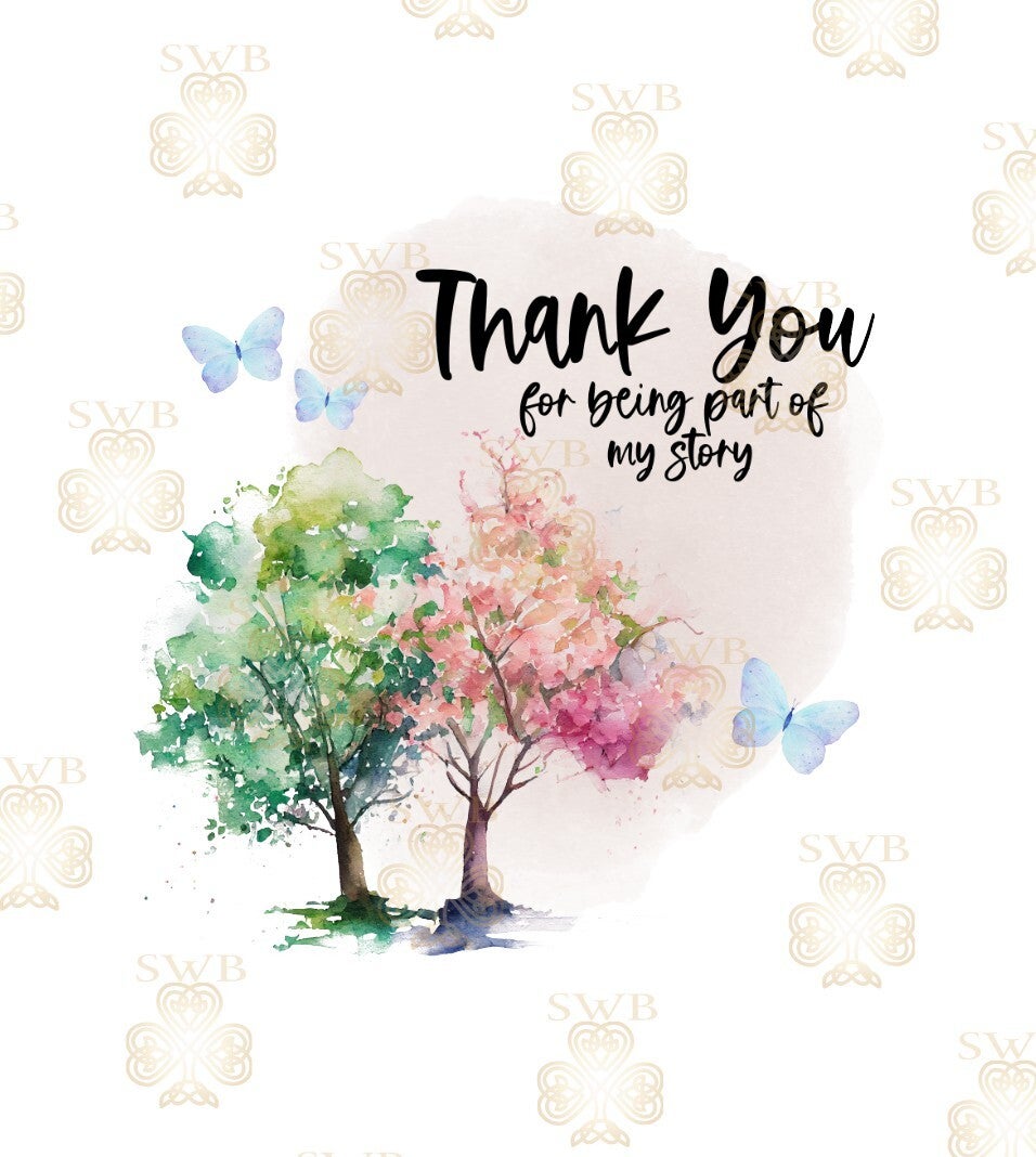 DTF or UVDTF Print - Thank You #1