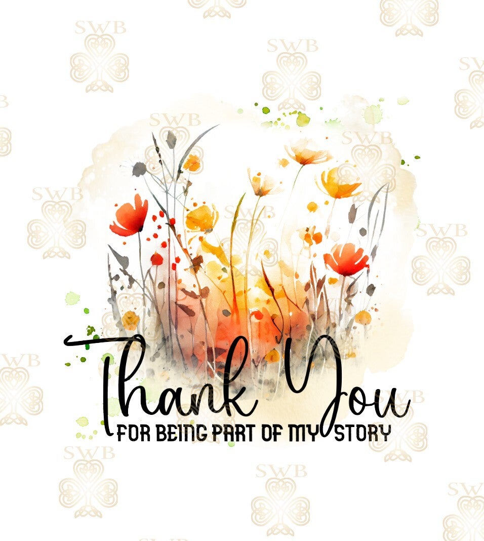 DTF or UVDTF Print - Thank You #2