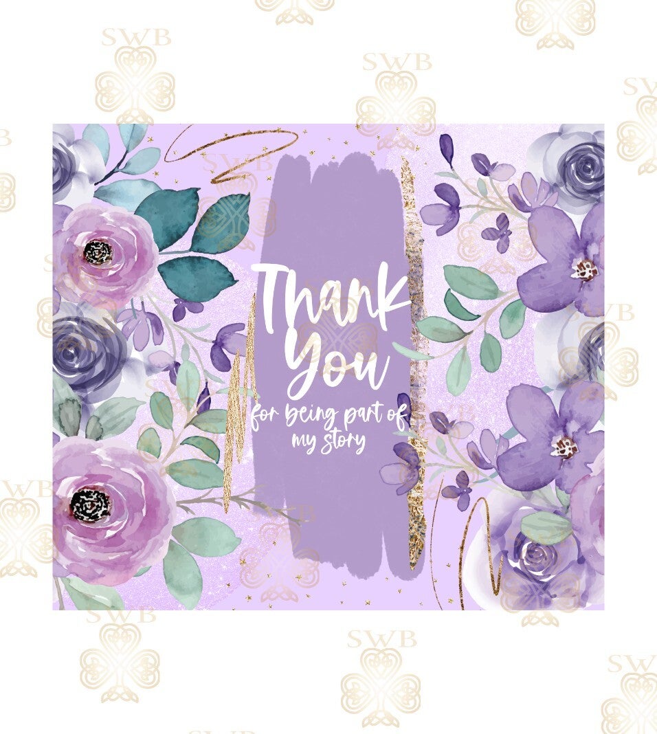 DTF or UVDTF Print - Thank You #4