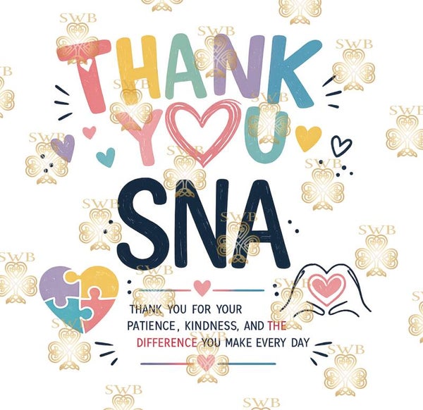 DTF or UVDTF Print -Thank You SNA #1