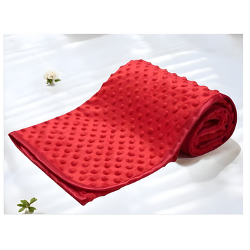 -Dimple Baby Blanket- Red