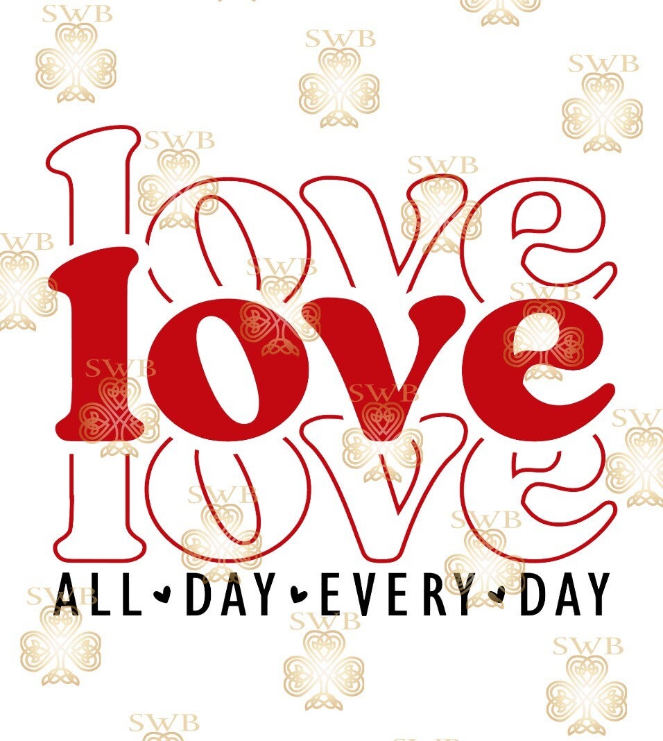 DTF or UVDTF Print -Valentines #13