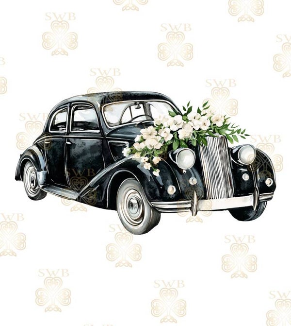 DTF or UVDTF Print -Wedding Watercolour #34