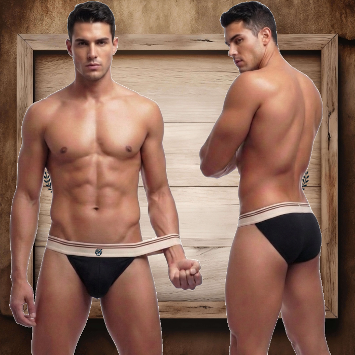 Slip échancré "Spicy" noir