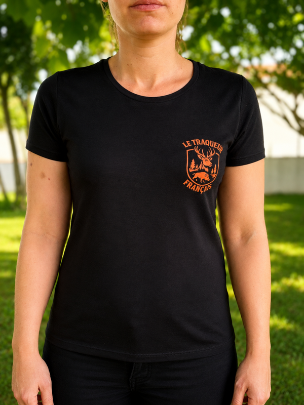 T-shirt femme noir