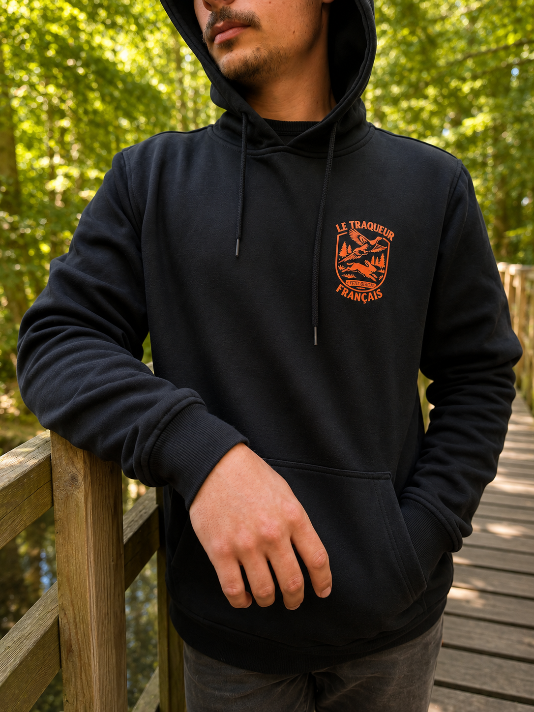 Sweat Noir Petit Gibier