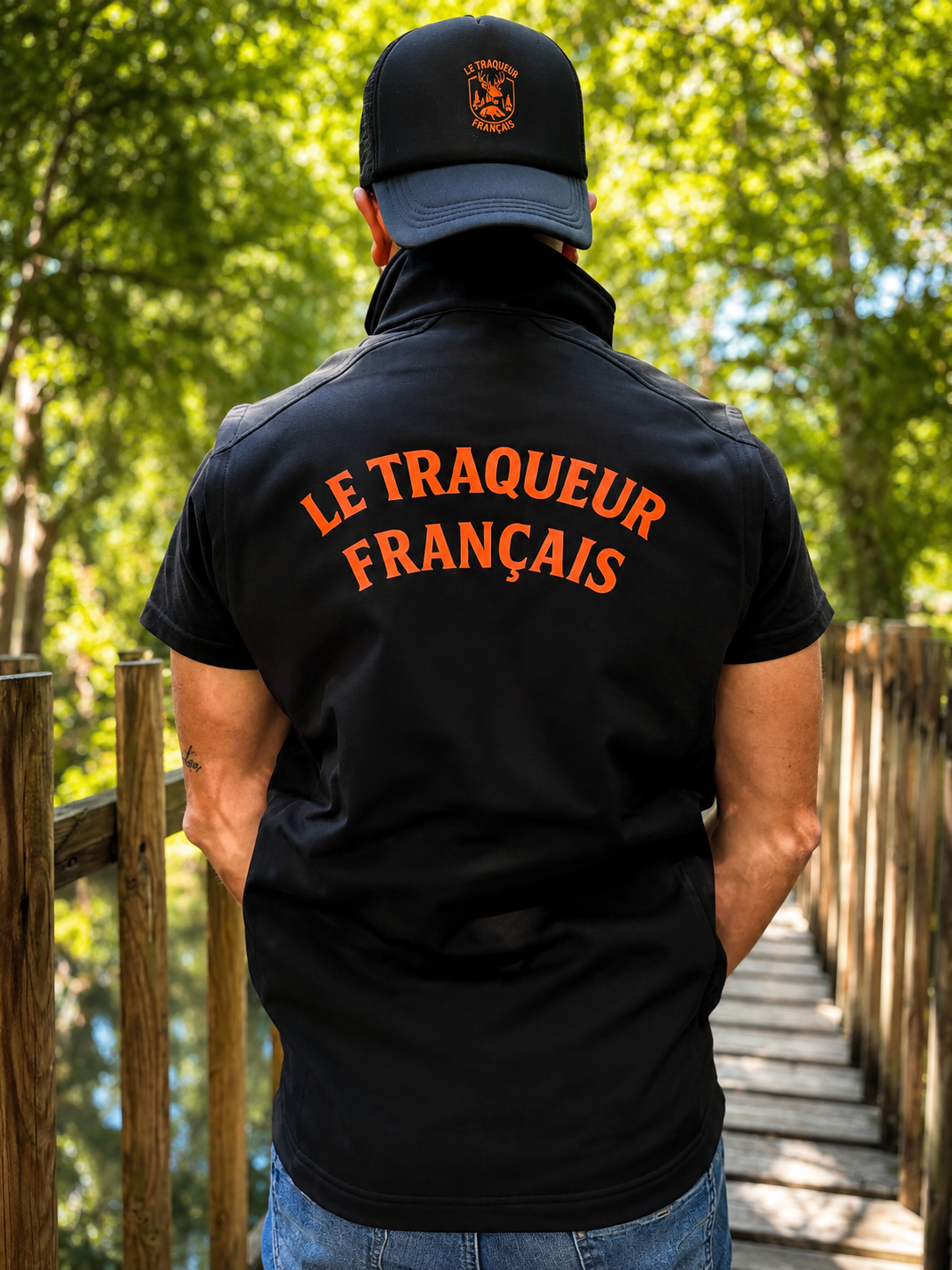 Gilet Softshell sans manche noire