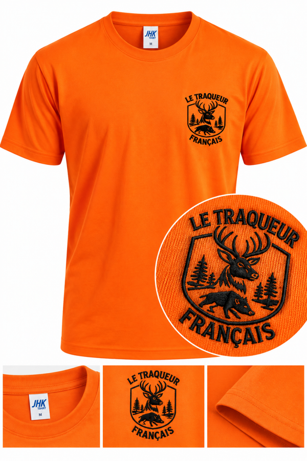 T-Shirt Brodé Orange