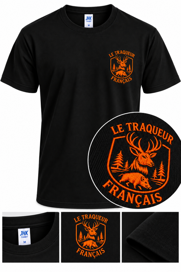 T-Shirt Brodé Noir