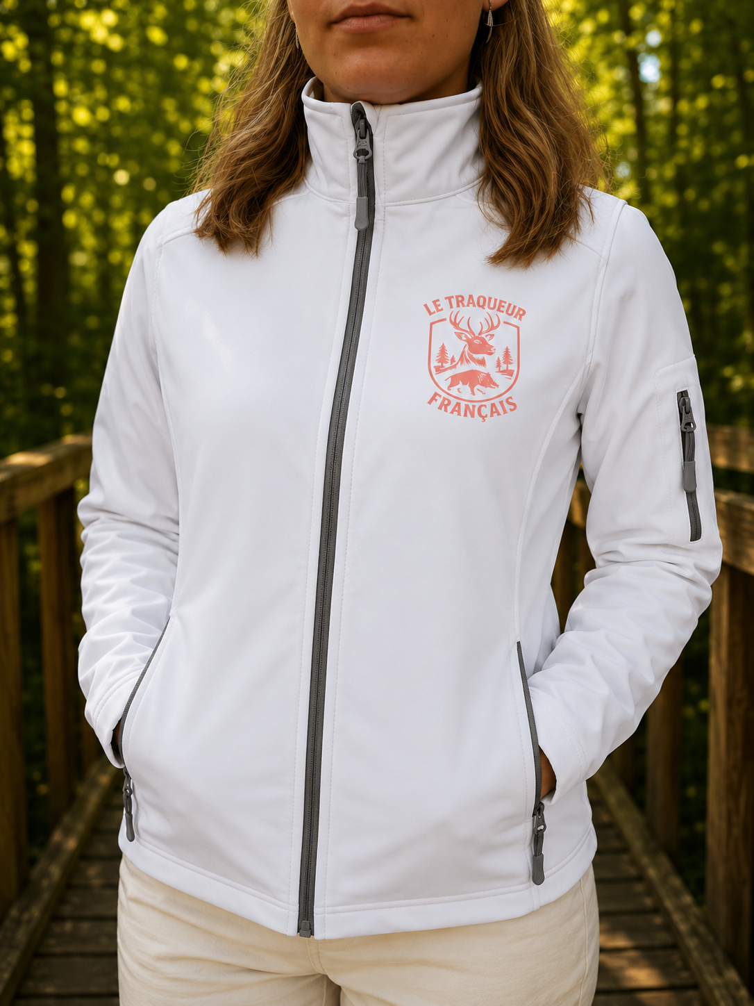 Veste Softshell Blanche