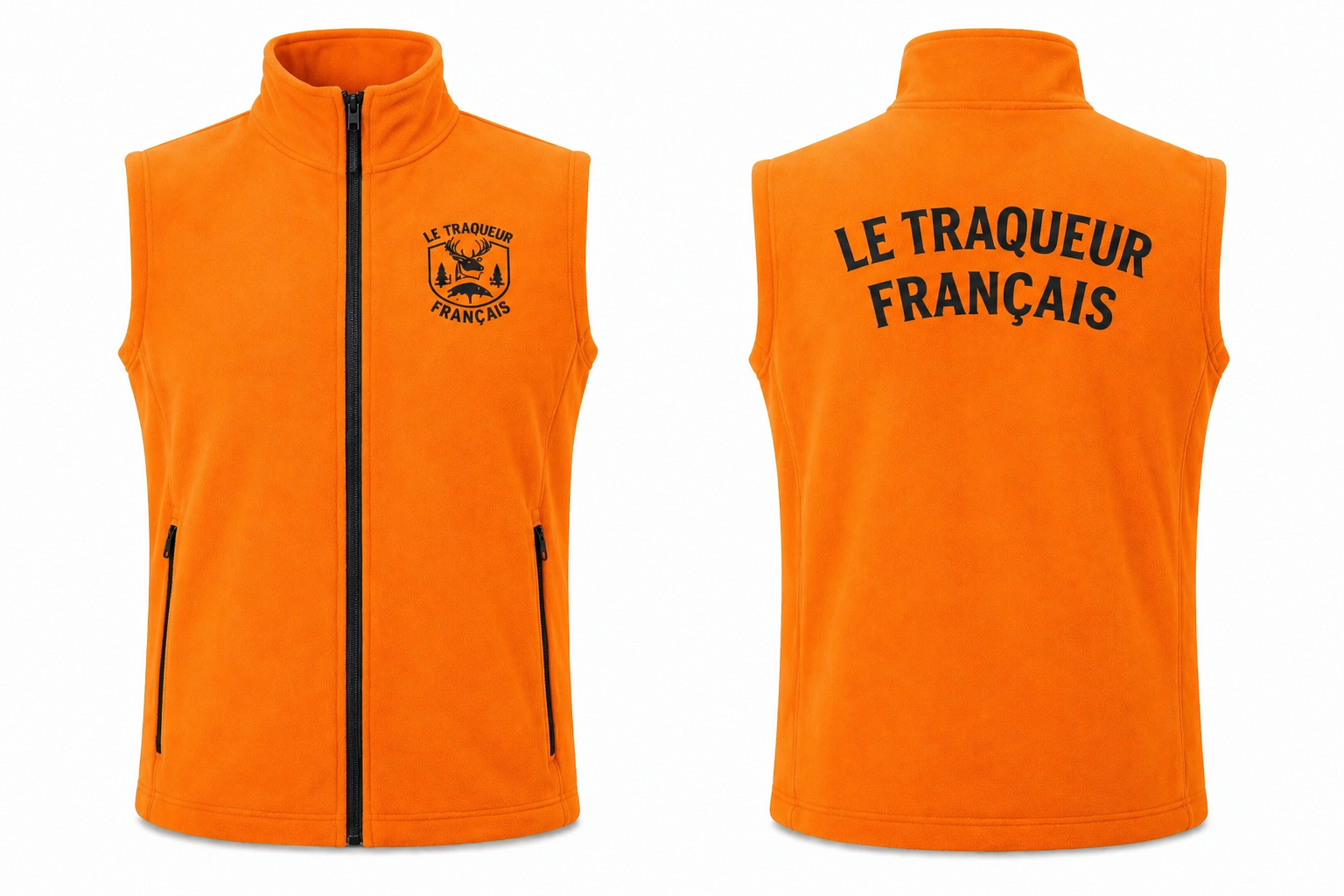 Gilet Softshell sans manche orange