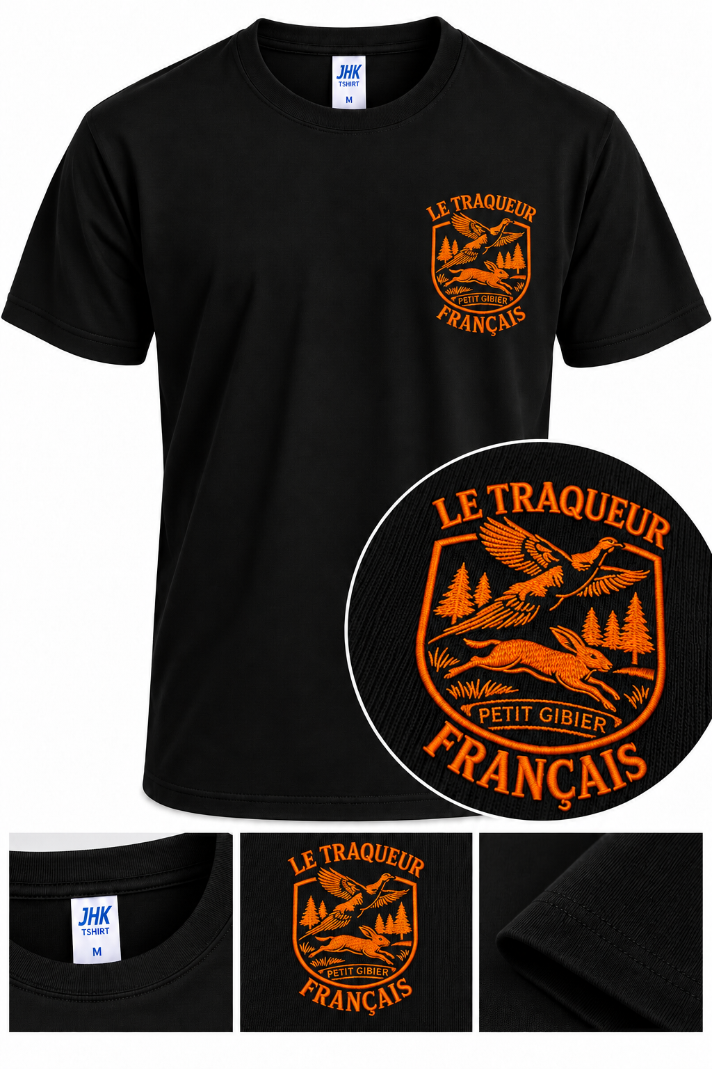 T-shirt Brodé Noir