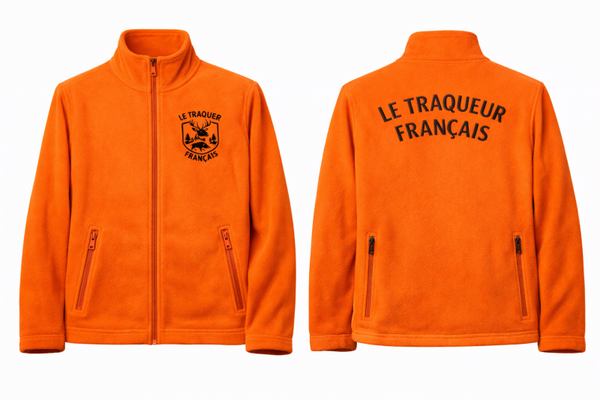 Veste polaire orange