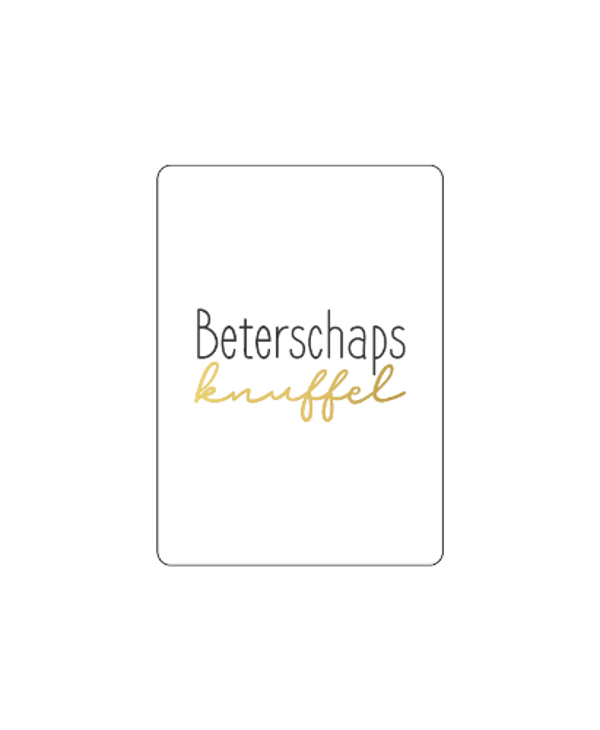 Cadeaukaart  - beterschapsknuffel