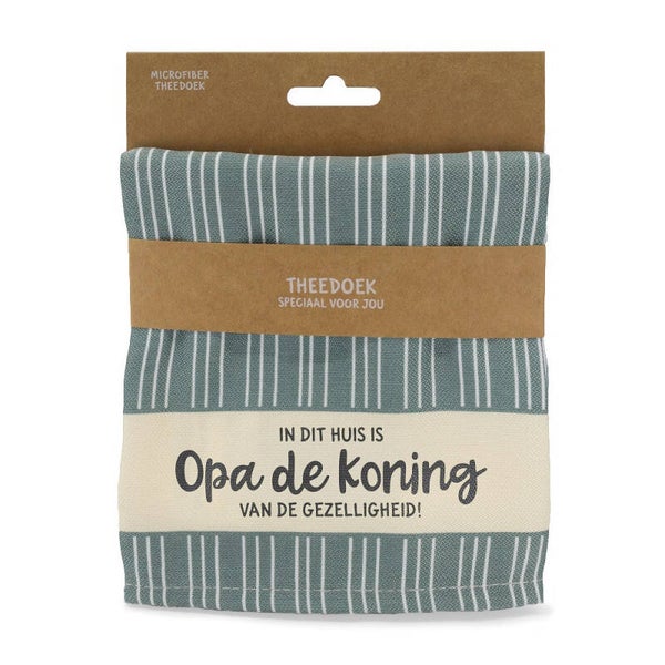 Theedoek - opa de koning