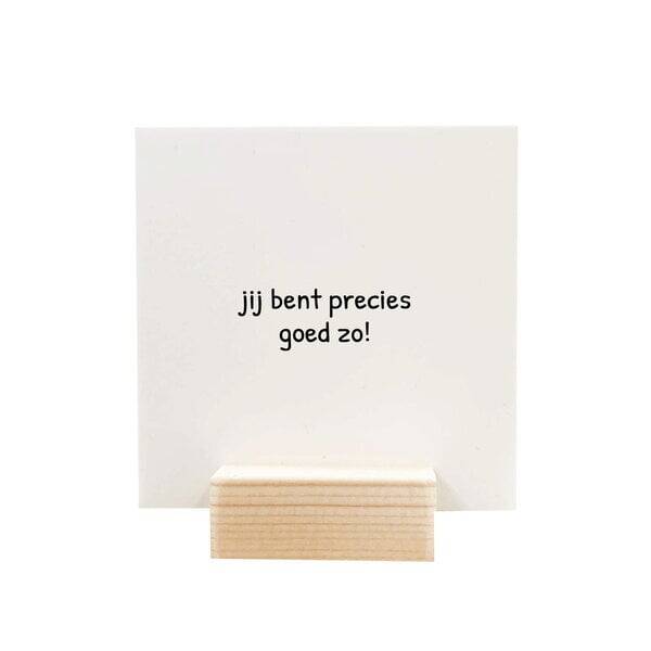 Quote blockie - jij bent precies goed zo