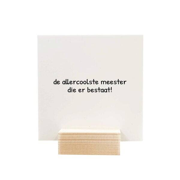 Quote blockie - meester