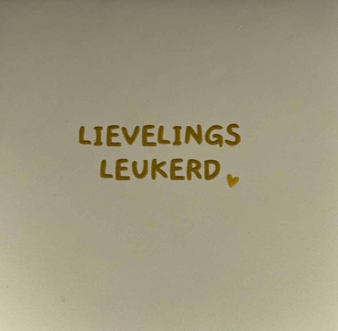 Quote tegel - lievelingsleukerd