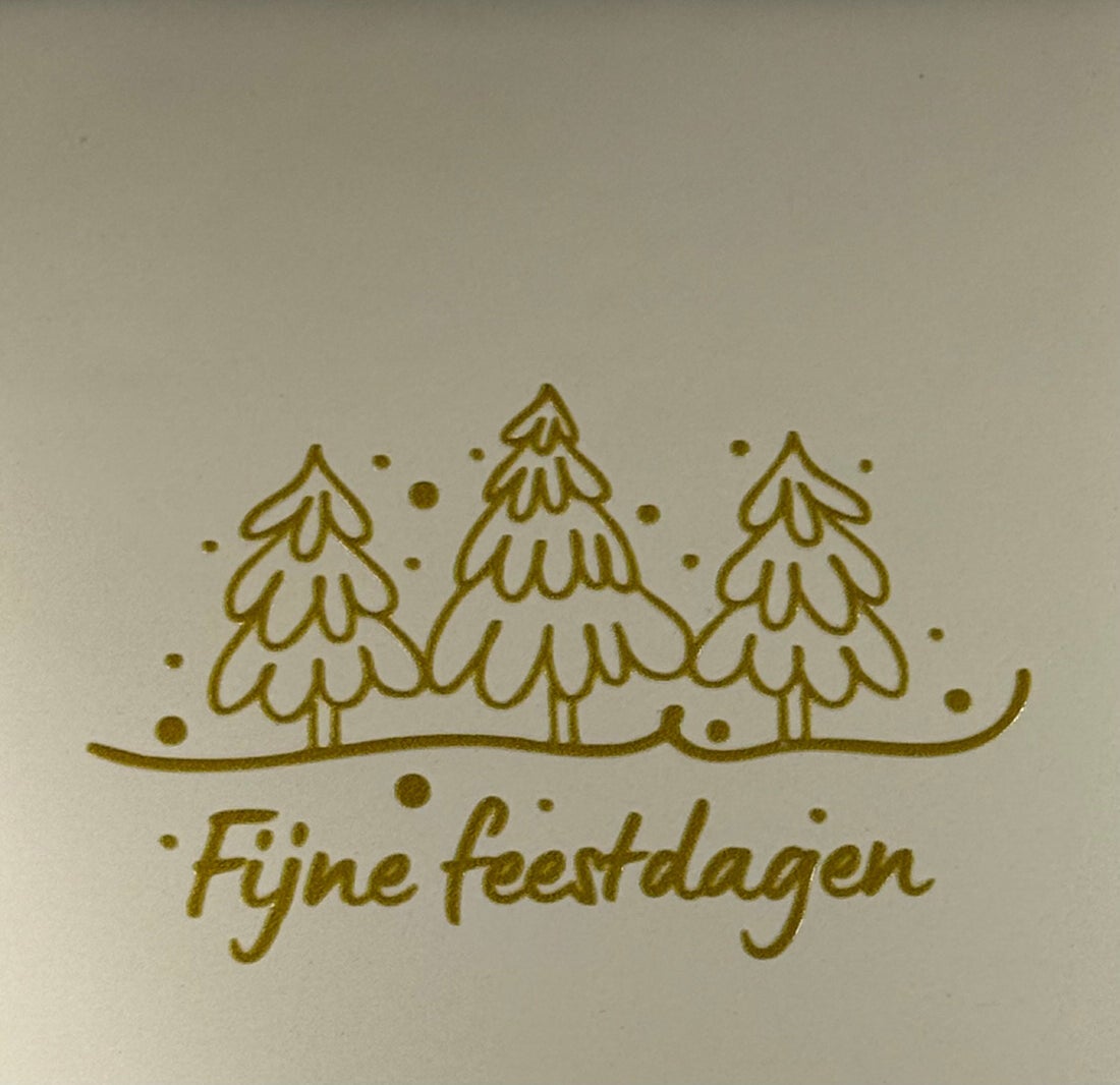 Quote tegel - fijne feestdagen