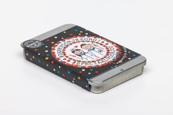 Blikje smintjes - dank voor je zorg