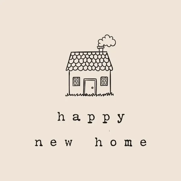 Tegeltje - happy new home
