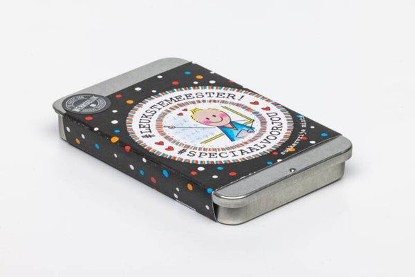 Blikje smintjes - leukste meester