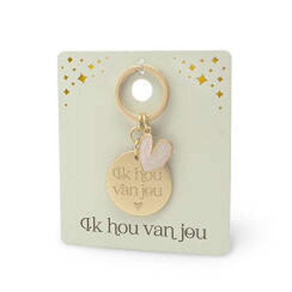 Sleutel/tashanger - ik hou van jou