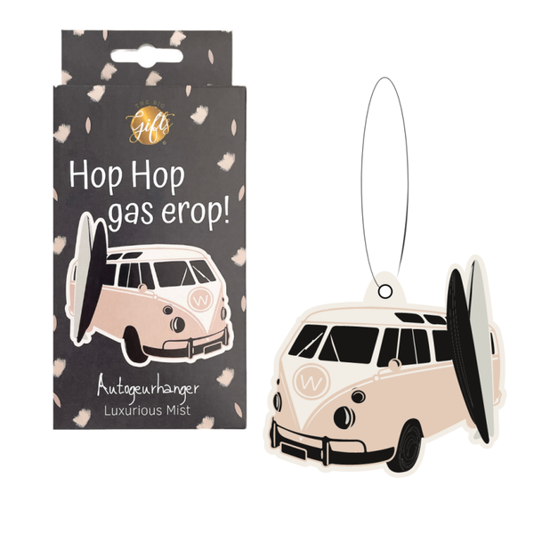 Auto geurhanger -  hop hop gas erop
