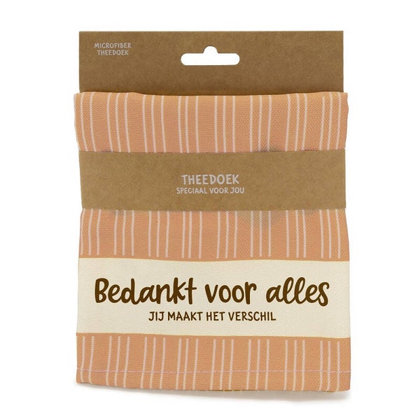 Theedoek - bedankt voor alles