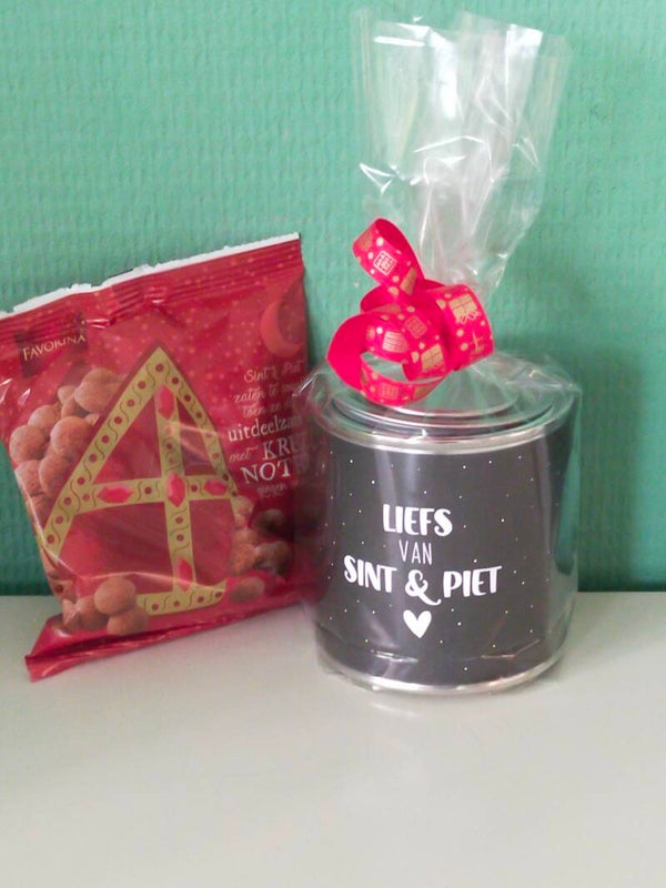 Tekstblikje - liefs van Sint en Piet