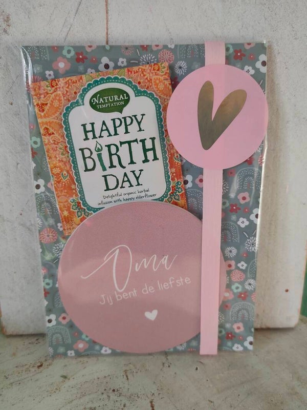 Pakketje - Happy Birthday, oma  jij ben de liefste
