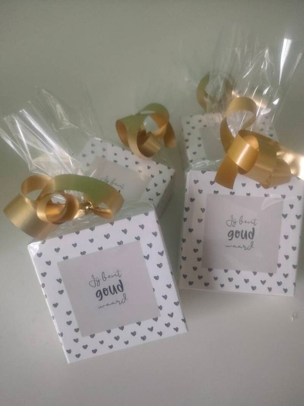 Zeep in een doosje - jij bent goud waard