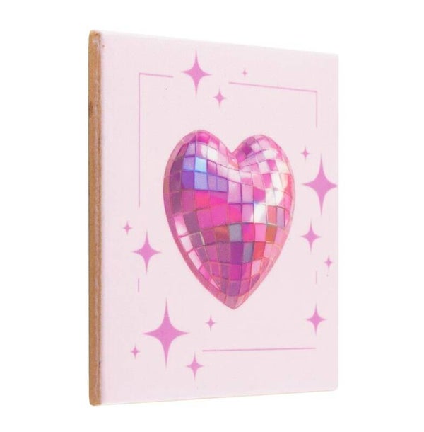 Tegeltje - heart discobal