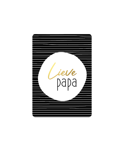 Cadeaukaart  - lieve papa