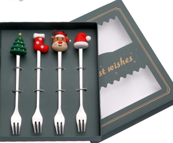 Kerstvorkjes in geschenkverpakking