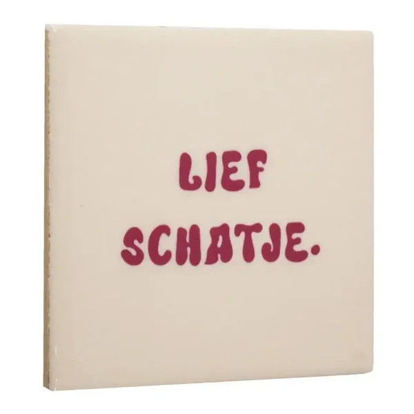 Tegeltje - lief schatje
