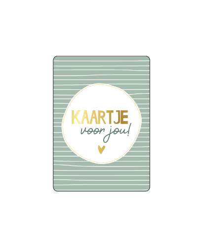 Cadeaukaart  - kaartje voor jou