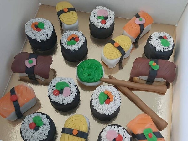 Sushi gebakjes