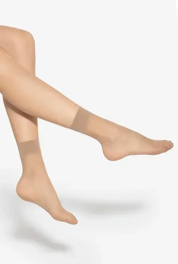 Pantysokken Beige 15 den, 2 paar
